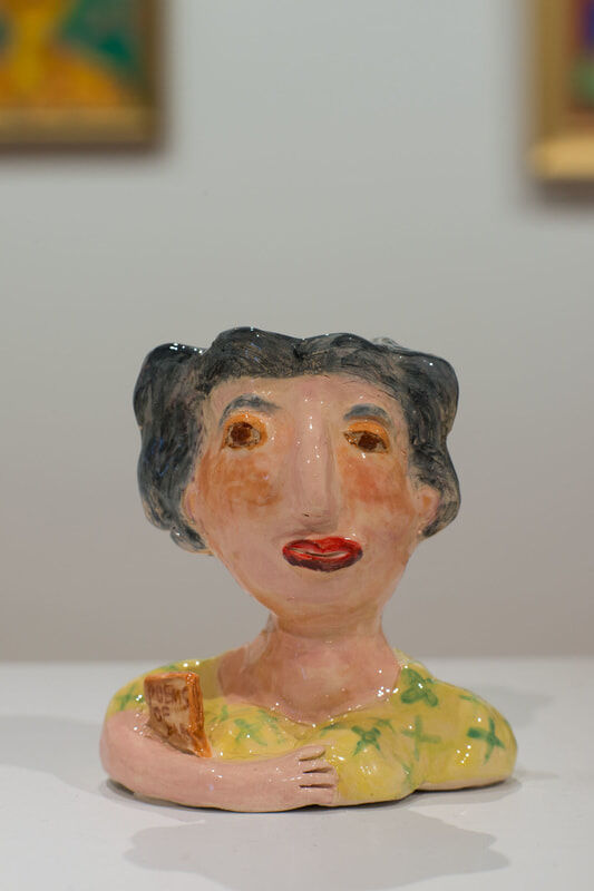  'Ethel Malley.' Glazed earthenware. 2015