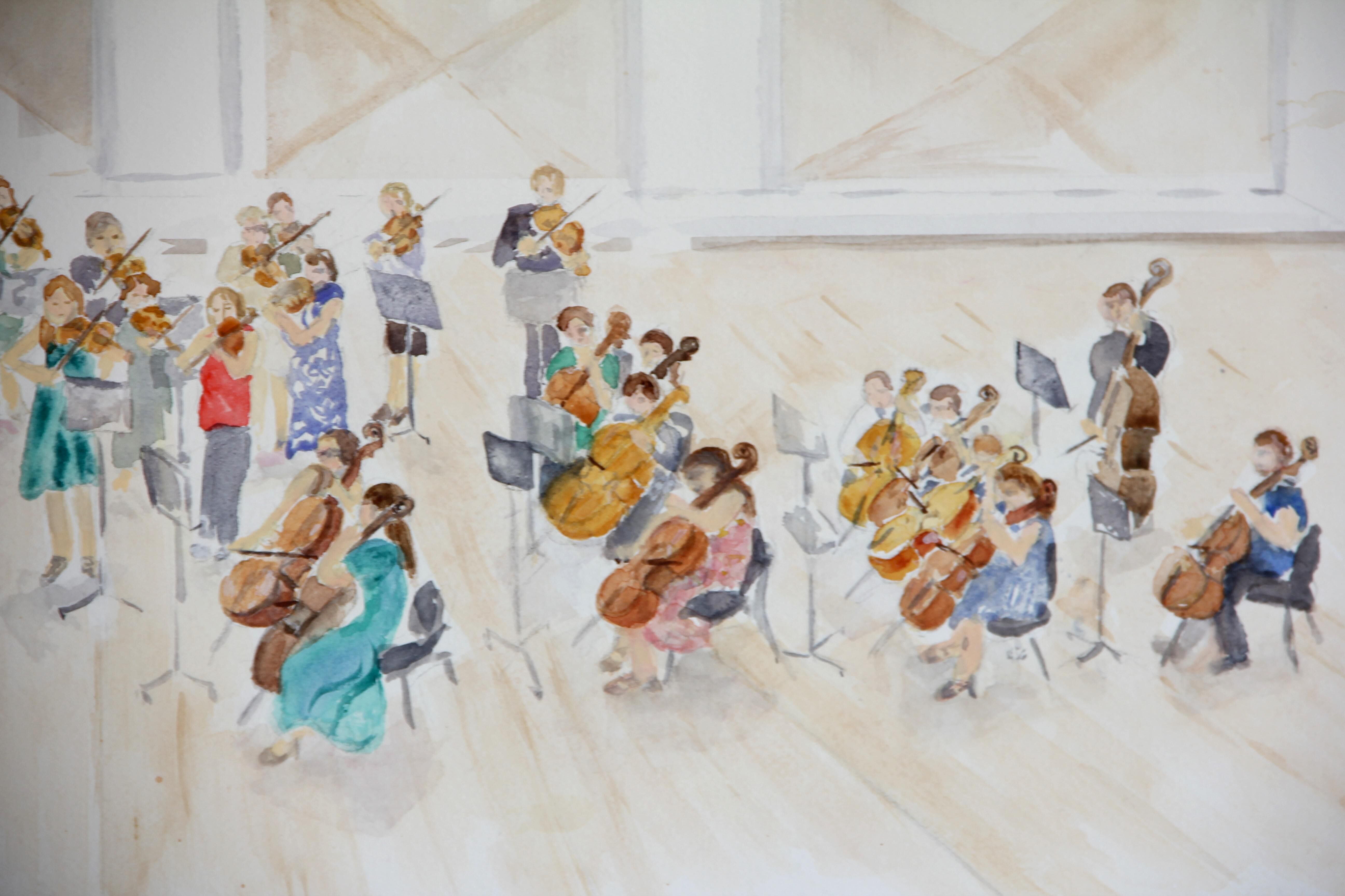detail- 'cellos - itet JSiedle watercolour '24